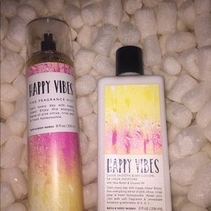 Happy vibes Bath and body set